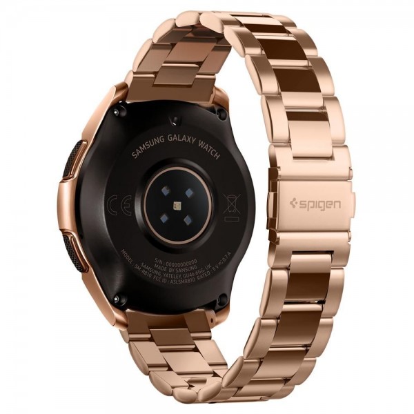 Curea Ceas Spigen Moder Fit Stainless Compatibila Cu Samsung Galaxy Watch 42mm , Rose Gold