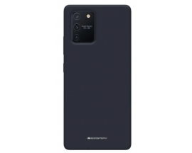 Husa Spate Mercury  Silicone Samsung Galaxy Note 20  ,cu Interior Alcantara ,Navy Albastru