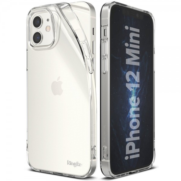 Husa Premium Ringke Air iPhone 12 Mini ,silicon ,slim ,transparenta imagine itelmobile.ro 2021