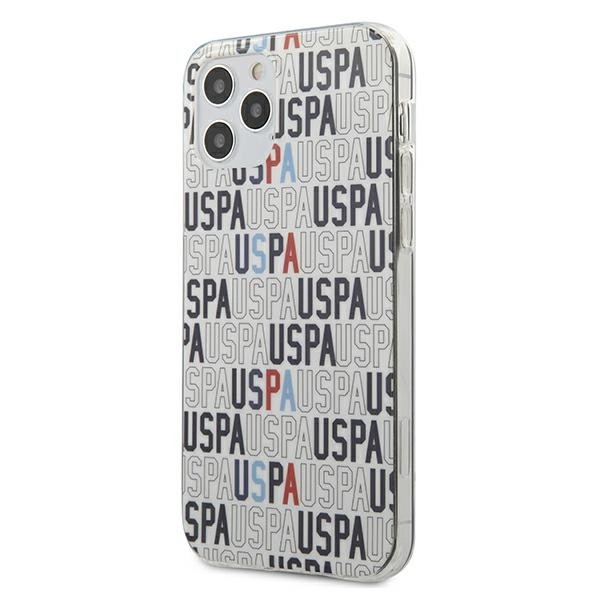Husa Premium Originala Us Polo Assn iPhone 12 / iPhone 12 Pro,colectia Logo Mania ,alb – Ushcp12mpcuspa6 alb imagine noua 2022