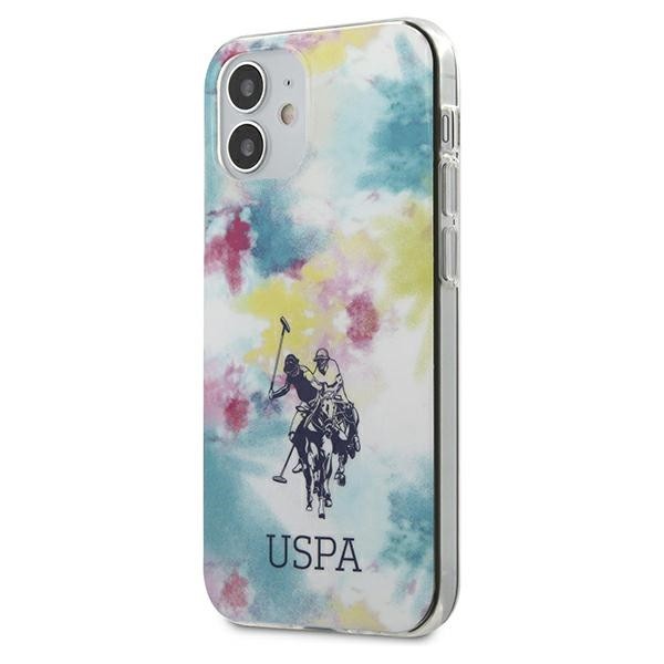 Husa Premium Originala Us Polo Assn iPhone 12 Mini ,colectia Tie Dye,multicolor – Ushcp12spcusml