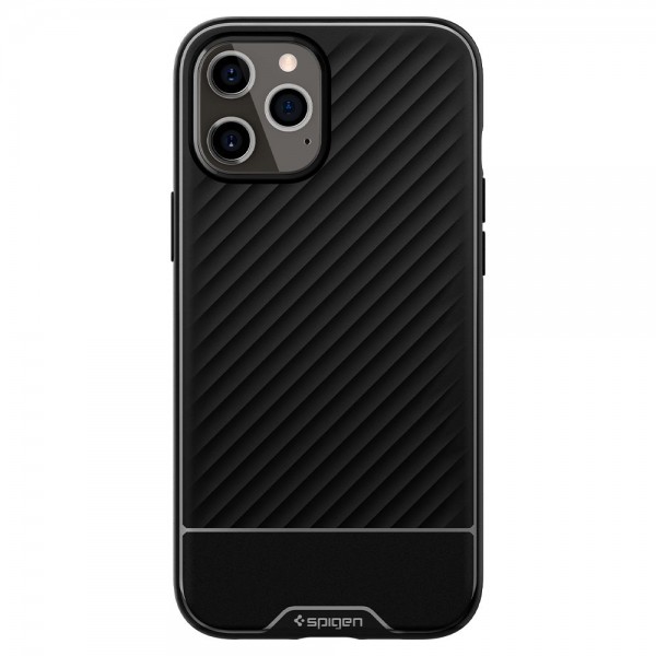 Husa Premium Spigen Core Compatibila Cu iPhone 12 / iPhone 12 Pro ,negru - Acs01515