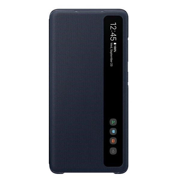 Husa Originala Clear View Pentru Samsung Galaxy S20 Fe Cu Display Inteligent , Navy Albastru itelmobile.ro imagine noua 2022