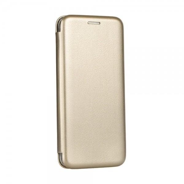 Husa Flip Carte Cu Magnet Lux Upzz Compatibila Cu Samsung Galaxy M11 ,gold