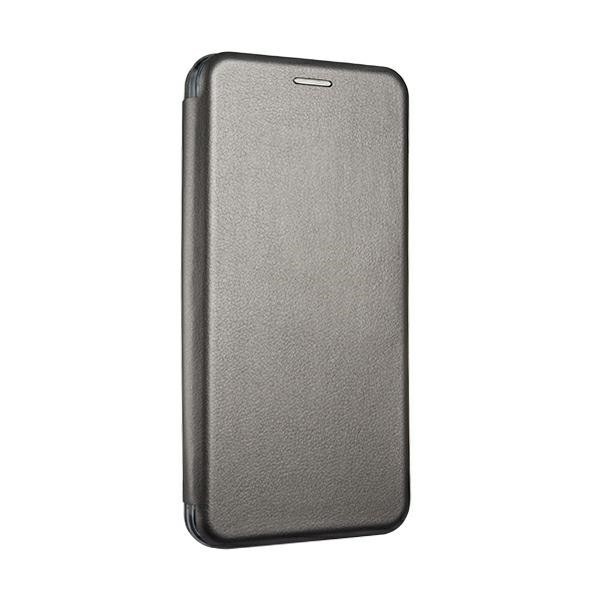 Husa Flip Carte Cu Magnet Lux Upzz Compatibila Cu iPhone 12 Mini , Gri