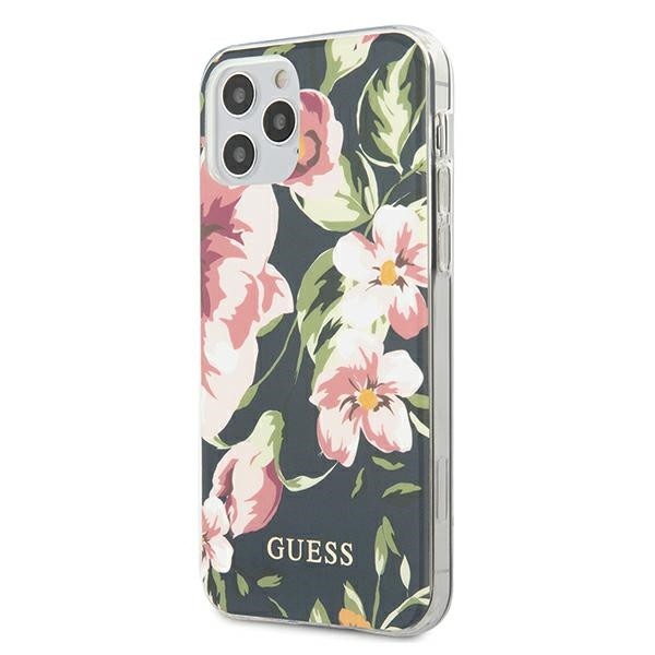 Husa Premium Originala Guess iPhone 12 Pro Max , Colectia Flower Nr3 - Guhcp12limlfl03