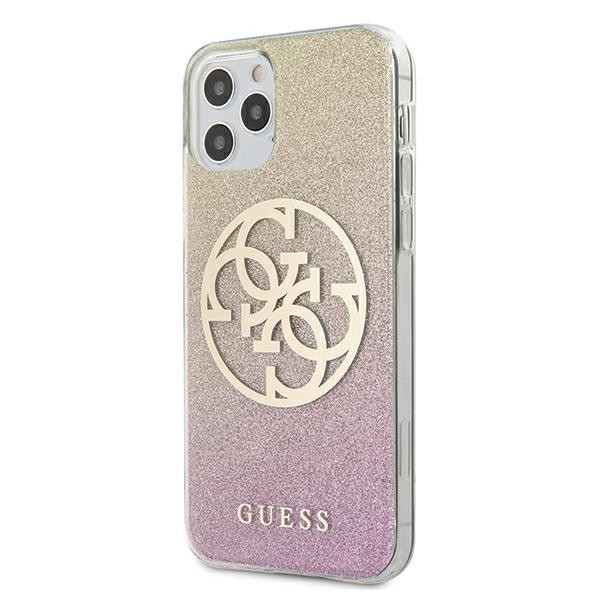 Husa Premium Originala Guess iPhone 12 / iPhone 12 Pro , Colectia Glitter Gradient 4g ,rose Gold – Guhcp12mpcuglpgg colectia imagine noua 2022