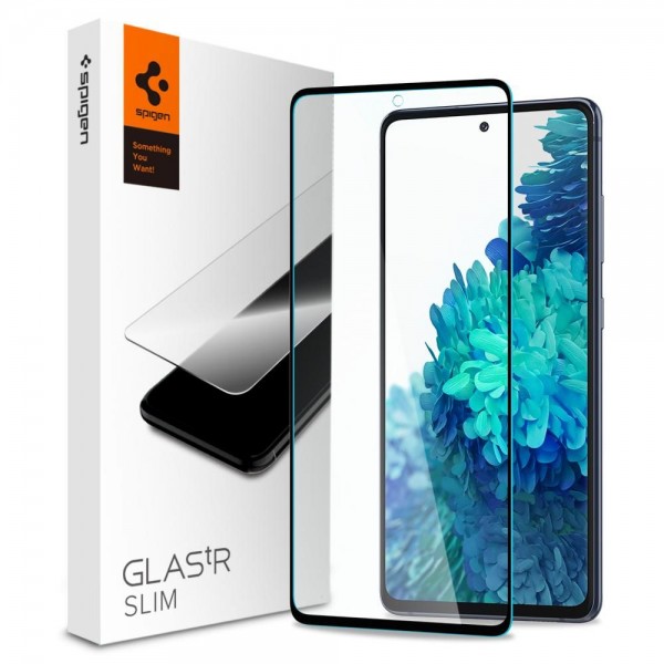 Folie Premium Tempered Glass Spigen Glass Tr Slim Samsung Galaxy S20 Fe ,full Cover -transparenta -agl01533