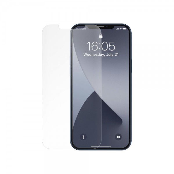 Set 2 X Folie Sticla Securizata Premium Baseus Pentru iPhone 12 / iPhone 12 Pro, Matta Transparenta -sgapiph61p-lm02 BASEUS imagine noua 2022