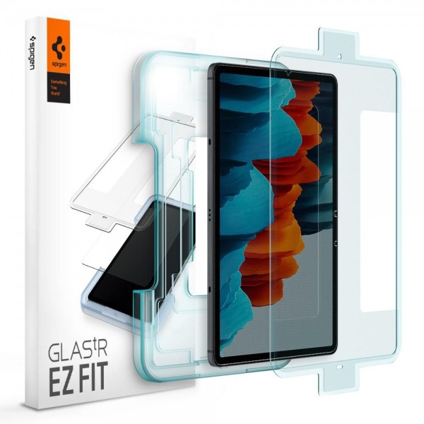 Folie Premium Originala Spigen Glass Tr Ez Fit Samsung Galaxy Tab S7 11inch, Model T870 / T875, Transparenta