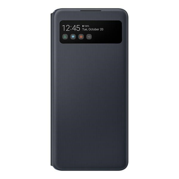 Husa Originala S-view Samsung Wallet Pentru Samsung Galaxy A42 5g, Negru geekmall.ro imagine noua tecomm.ro