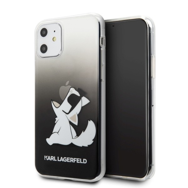 Husa Originala Karl Lagerfeld iPhone 11, Colectia Choupette Fun, Negru – Klhcn61cfnrcbk