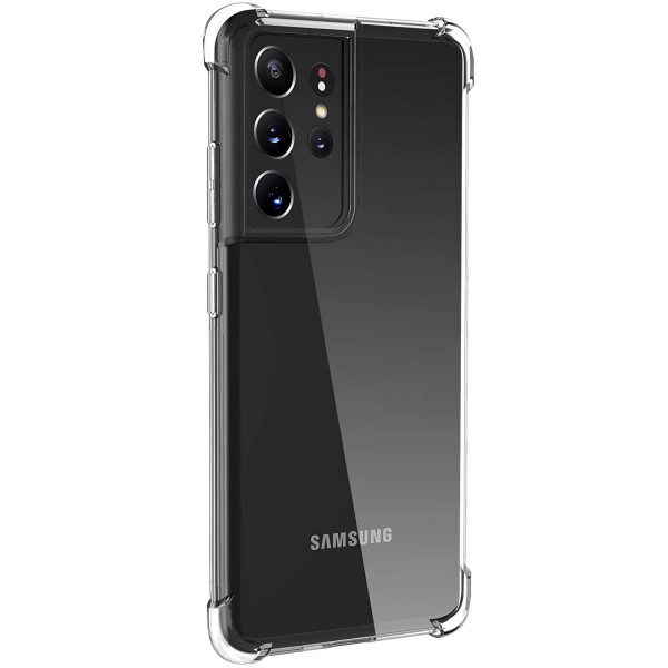Husa Spate Upzz Roar Bulletproof Pentru Samsung Galaxy S21+ Plus 5g, Tehnologie Air Cushion La Colturi ,transparenta