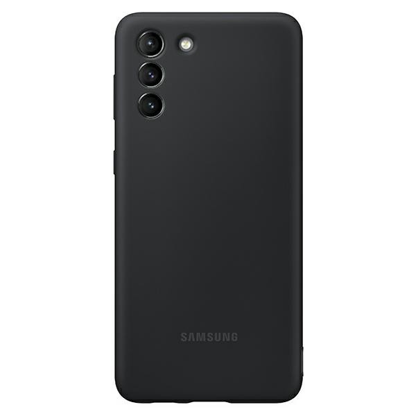 Husa Premium Originala Samsung Galaxy S21 Plus, Silicon, Negru - Ef-pg996tb