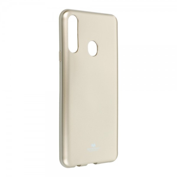 Husa Spate Jelly Case Mercury Goospery Metal Compatibila Cu Samsung Galaxy A20s, Silicon, Gold