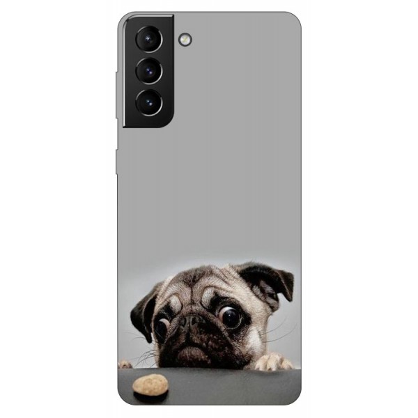 Husa Silicon Soft Upzz Print Compatibila Cu Samsung Galaxy S21 Plus Model Dog