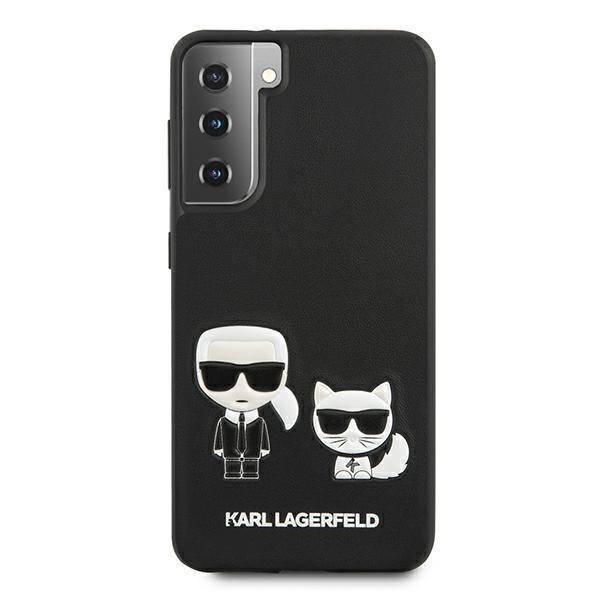 Husa Premium Originala Karl Lagerfeld Compatibila Cu Samsung Galaxy S21, Colectia Ikonik Karl Si Choupette, Negru - 6787