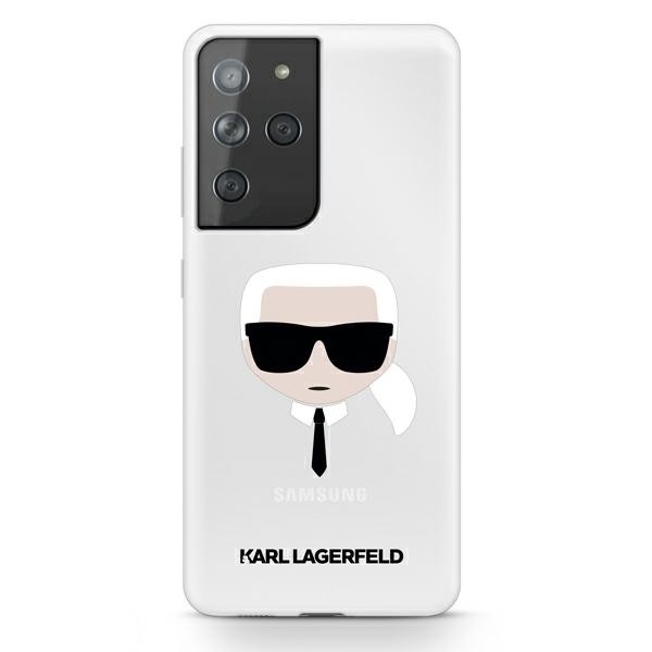 Husa Premium Originala Karl Lagerfeld Compatibila Cu Samsung Galaxy S21 Ultra, Transparenta - Klhcs21lktr