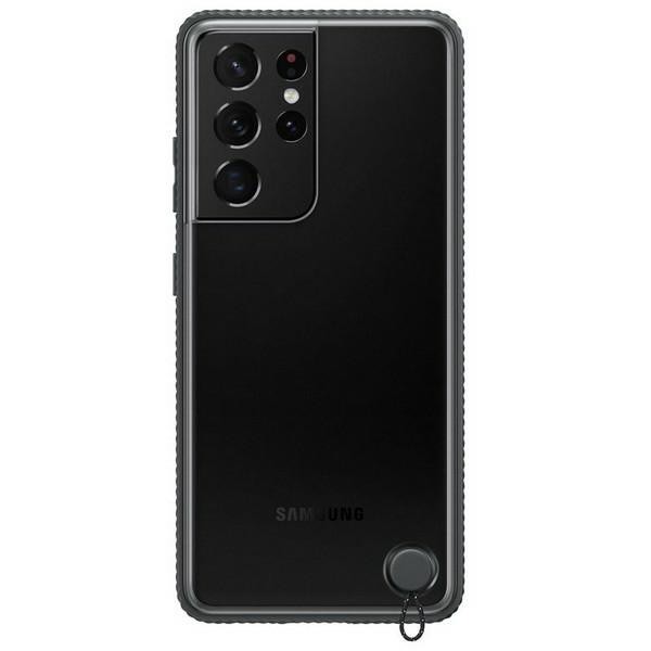 Husa Premium Originala Samsung Galaxy S21 Ultra, Silicon, Transparenta Cu Rama Neagra – Ef-gg998cb geekmall.ro imagine noua tecomm.ro