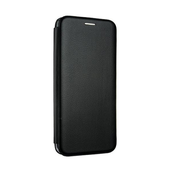 Husa Flip Carte Cu Magnet Lux Upzz Compatibila Cu Samsung Galaxy A12, Negru