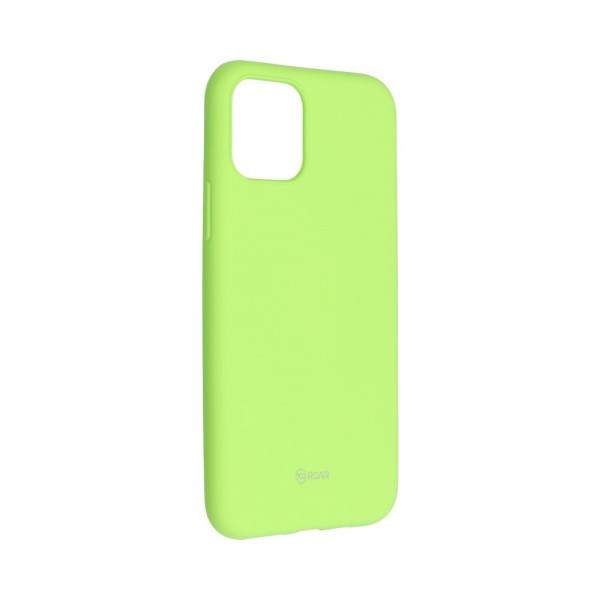 Husa Spate Silicon Roar Jelly Compatibila Cu iPhone 11 Pro, Verde Lime itelmobile.ro imagine noua 2022