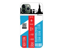 Husa Silicon Soft Upzz Print Travel Compatibila cu Iphone 11 Pro Max Model New York