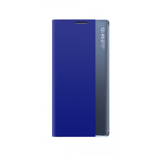Husa Flip Cover Upzz Sleep Compatibila Cu Samsung Galaxy A02s, Albastru geekmall.ro imagine noua tecomm.ro