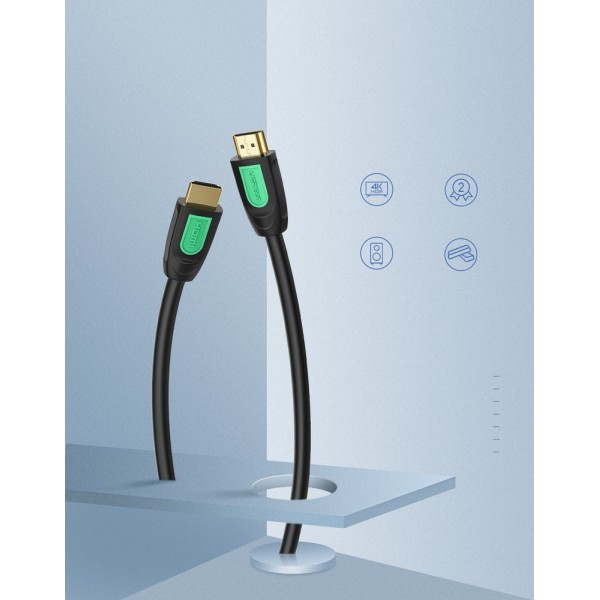 Cablu Hdmi Ugreen 19 Pin 1.4v 4k 60hz 30awg 2m, Negru – 10129 itelmobile.ro imagine noua 2022