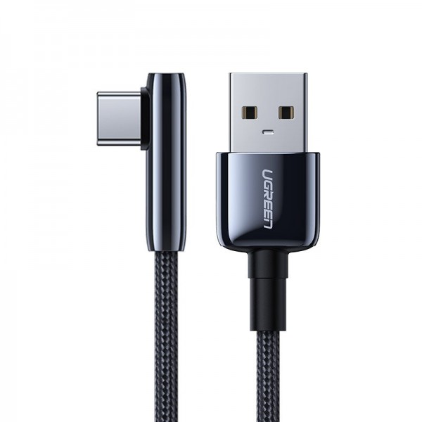 Cablu Date Incarcare Ugreen Compatibil Cu Device-uri Cu Mufa Type-c, Quich Charge 3.0 5a, Lungime 1m, Negru - Us307 image