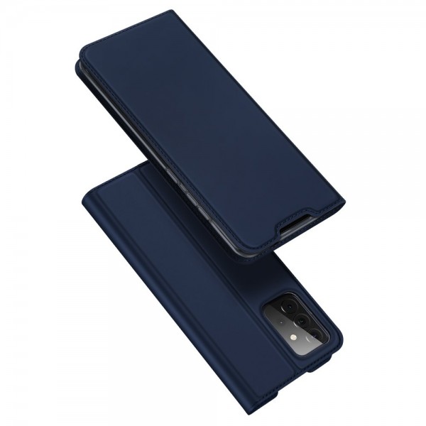 Husa Premium Flip Cover Duxducis Skin Pro Compatibila Cu Samsung Galaxy A72, Albastru Navy DuxDucis imagine noua 2022