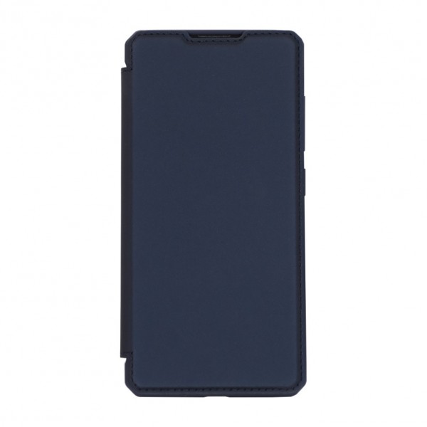 Husa Premium Flip Cover Duxducis Skin X Compatibila Cu Samsung Galaxy S21 Ultra, Albastru Navy