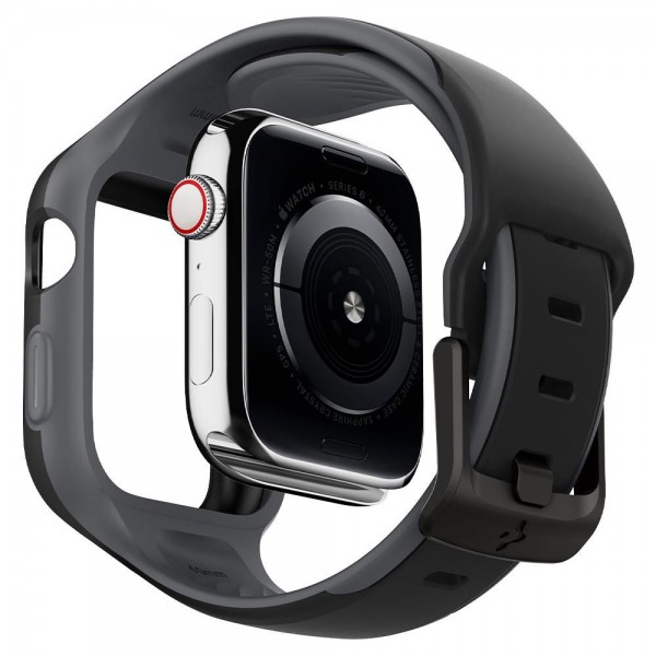 Curea Spigen Liquid Air Pro Compatibila Cu Apple Watch 4 / 5 / 6 / Se ( 40mm ), Negru