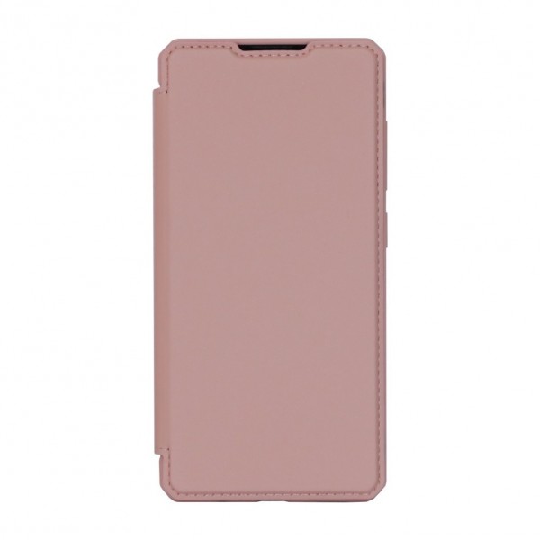Husa Premium Duxducis Skin X Flip Cover Compatibila Cu Samsung Galaxy A12, Roz