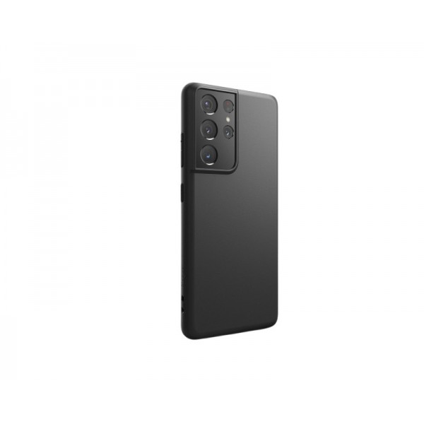 Husa Spate Slim Upzz Pentru Samsung Galaxy S21 Ultra, 0.5mm Grosime, Silicon, Negru itelmobile.ro imagine noua 2022