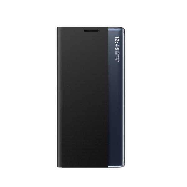 Husa Flip Cover Upzz Sleep Compatibila Cu Xiaomi Redmi Note 9t 5g, Negru