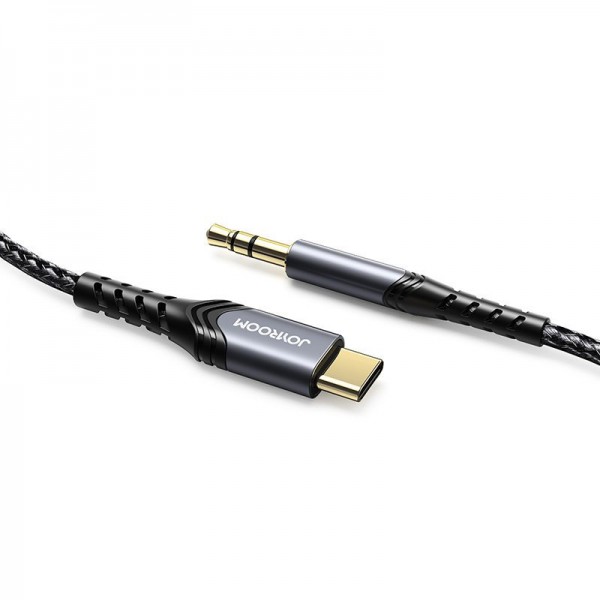 Cablu Audio Joyroom Jack 3.5mm La Usb-c, Negru 1m Sy-a03 itelmobile.ro imagine noua 2022