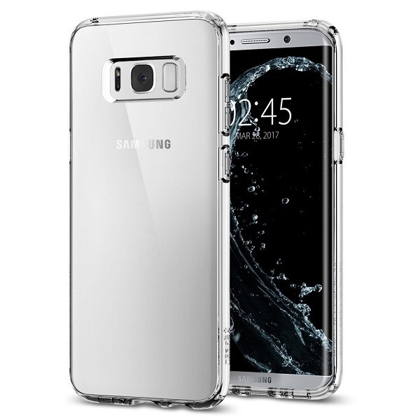 Husa Premium Spigen Ultra Hybrid Compatibila Cu Samsung Galaxy S8, Ultra Rezistenta Transparenta