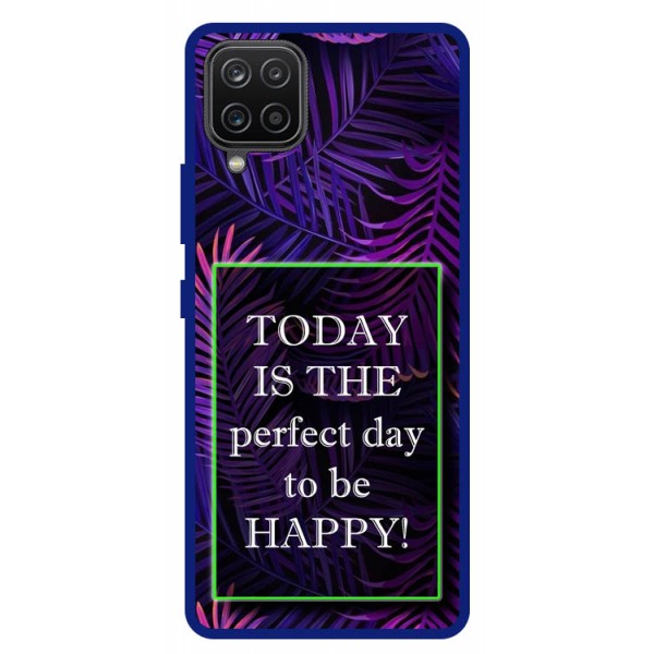 Husa Premium Spate Upzz Pro Anti Shock Compatibila Cu Samsung Galaxy A42 5g, Model Perfect Day, Rama Albastra