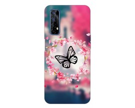 Husa Silicon Soft Upzz Print Compatibila Cu Realme 7 Model Butterfly