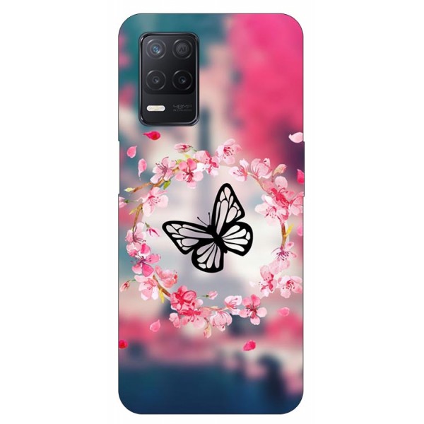 Husa Silicon Soft Upzz Print, Compatibila Cu Realme 8 5G, Butterfly itelmobile.ro imagine noua 2022