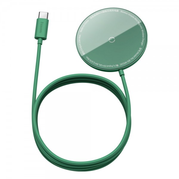 Incarcator Premium Baseus Mini Magnetic Compatibil Cu Seria iPhone 12 Magsafe Verde – Wxjk-h06 BASEUS imagine noua tecomm.ro