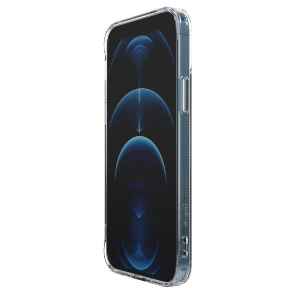 Husa Spate Premium Ringke Fusion Magnetic Magsafe Compatibila Cu iPhone 12 / 12 Pro, Transparenta Matta