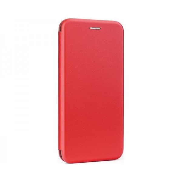 Husa Flip Carte Cu Magnet Lux Upzz Compatibila Cu iPhone 12 Pro Max, Rosu