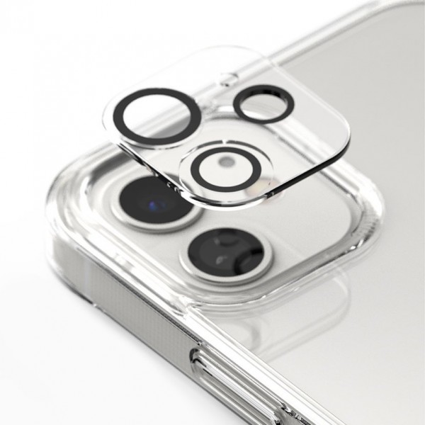 Set 2 X Folie Sticla Securizata Pentru Camera Ringke Compatibila Cu iPhone 12 Mini, Transparenta