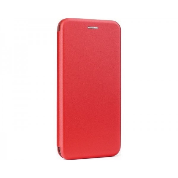 Husa Flip Carte Cu Magnet Lux Upzz Compatibila Cu iPhone 12 Mini, Rosu