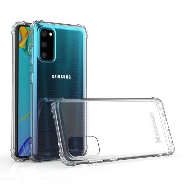 Husa Spate Wozisnky Armor Crystal Samsung Galaxy A41, Transparenta Cu Colturi Intarite itelmobile.ro imagine noua 2022