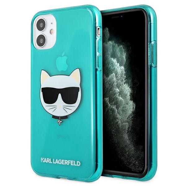 Husa Spate Karl Lagerfeld Compatibila Cu iPhone 11, Colectia Glitter Choupette Albastru – 9003456 geekmall.ro imagine noua tecomm.ro