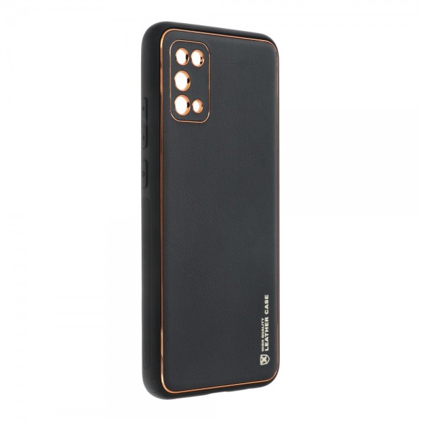 Husa Spate Cu Protectie La Camera Forcell Leather Compatibila Cu Samsung Galaxy A02s, Piele Ecologica, Negru imagine itelmobile.ro 2021