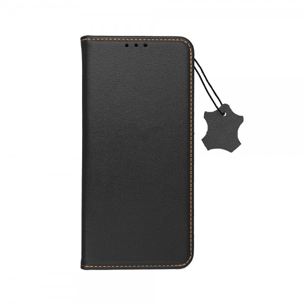 Husa Tip Carte Forcell Smart Pro Case Compatibila Cu iPhone 12 Pro Max, Piele Naturala, Negru