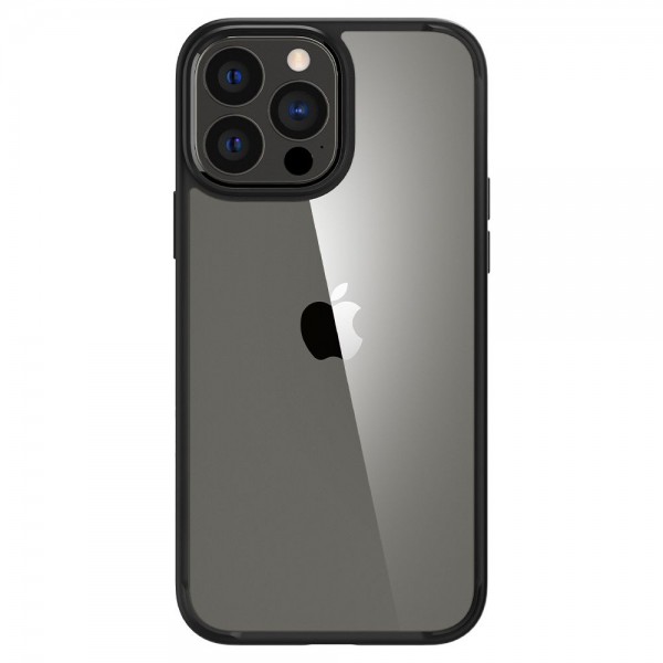 Husa Spate Spigen Ultra Hybrid Compatibila Cu iPhone 13 Pro Max, Policarbonat Negru Matte itelmobile.ro imagine noua 2022